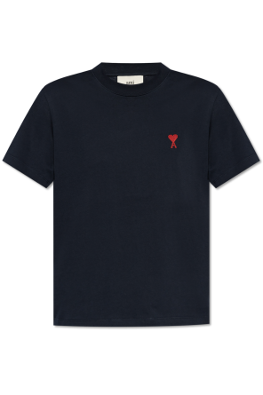 ami - Ami Paris ALEXANDRE MATTIUSSI ロゴ Tシャツ XS Ami Alexandre Mattiussi T-shirt with embroidered logo | Women's